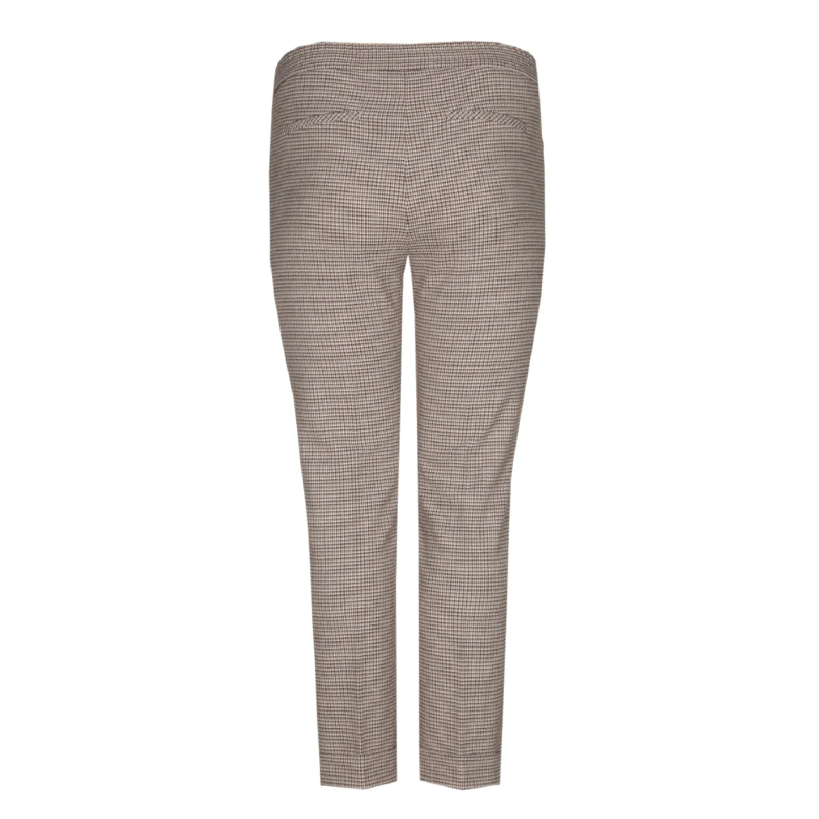 Xandres Pantalon avec fin motif à carreaux-Femme Xandres Plus|Pantalons