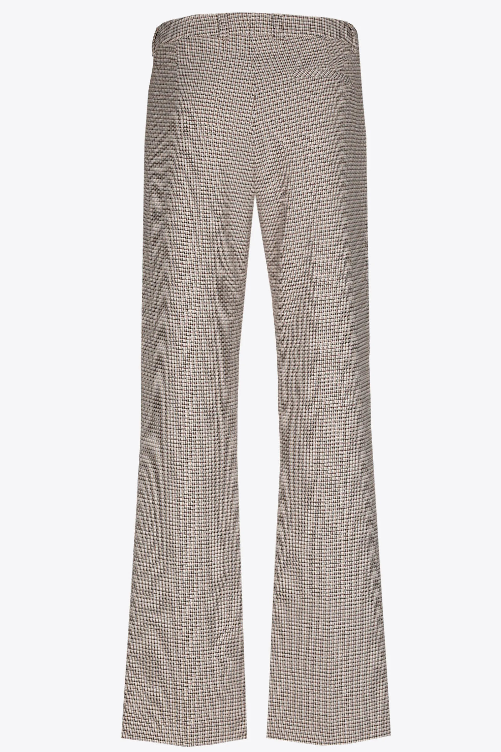 Xandres Pantalon avec motif à petits carreaux-Femme Pantalons