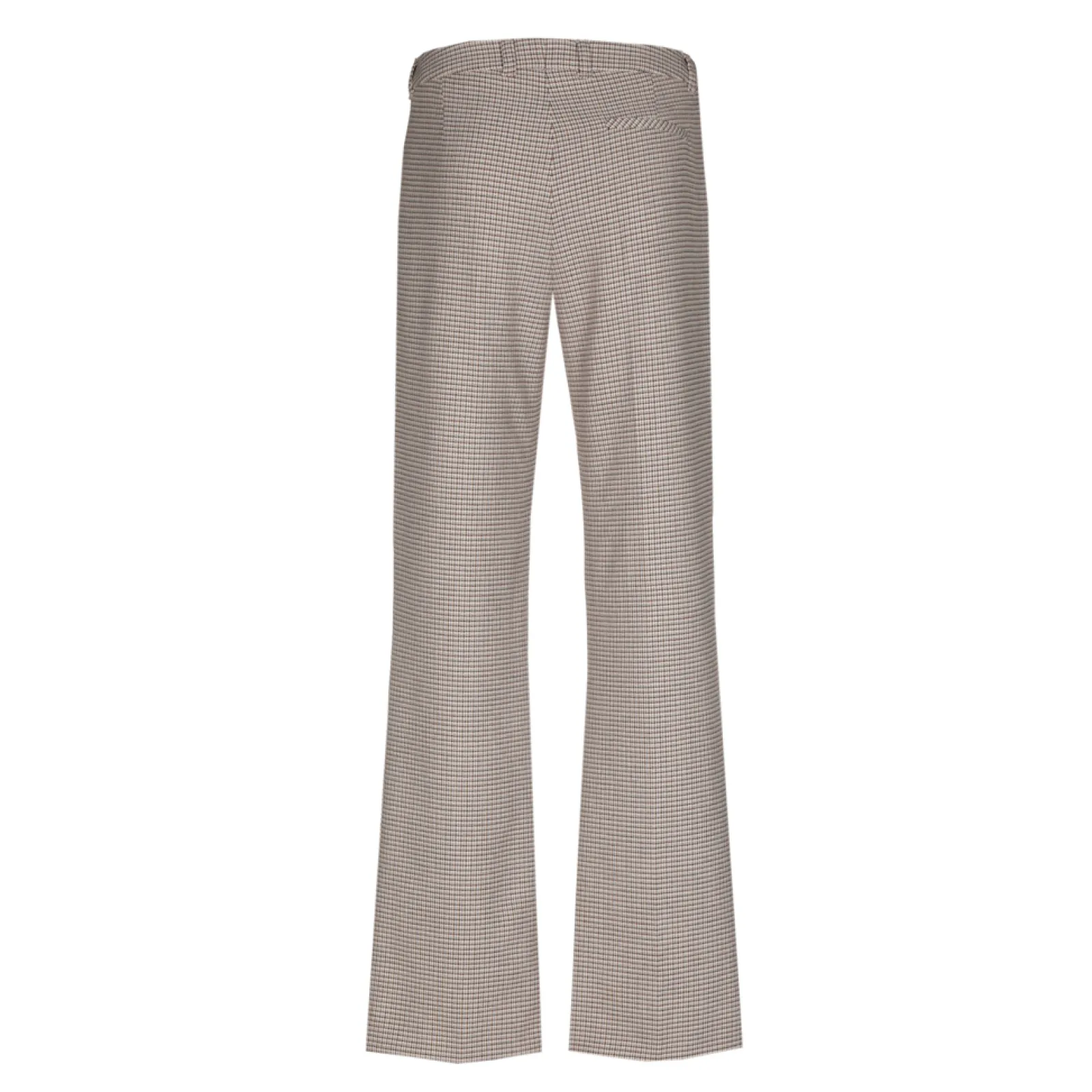 Xandres Pantalon avec motif à petits carreaux-Femme Pantalons