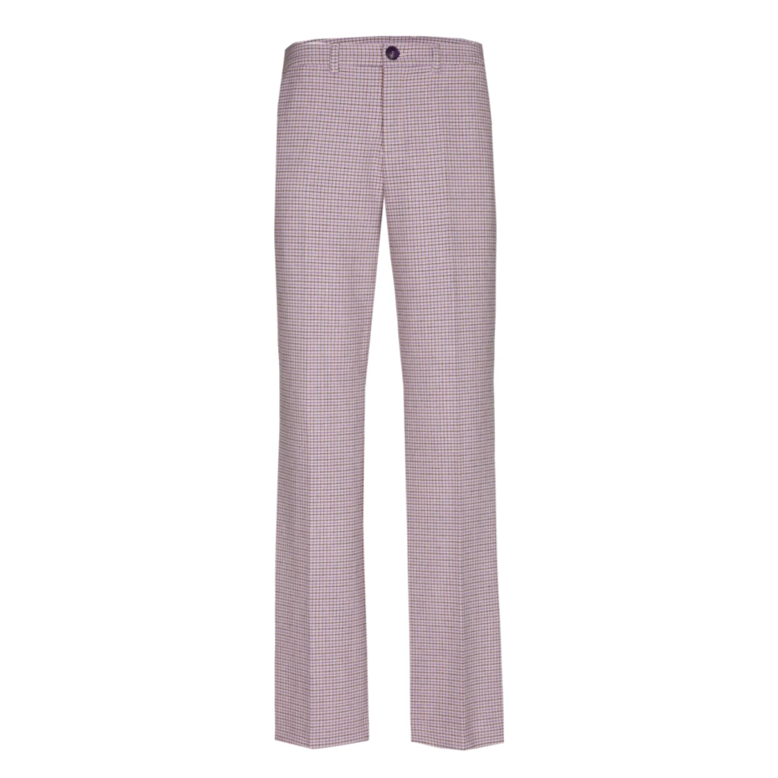 Xandres Pantalon avec subtil motif à carreaux-Femme Pantalons