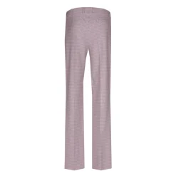 Xandres Pantalon avec subtil motif à carreaux-Femme Pantalons