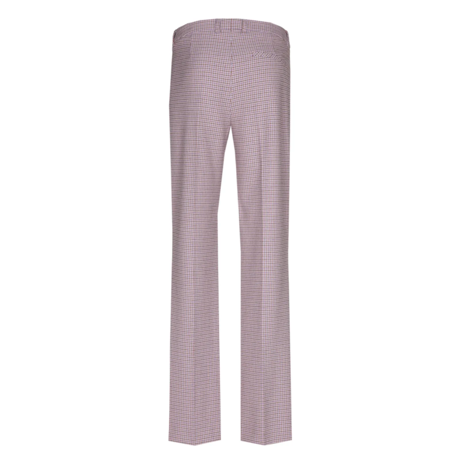 Xandres Pantalon avec subtil motif à carreaux-Femme Pantalons