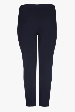 Xandres Pantalon bleu marine confortable-Femme Pantalons