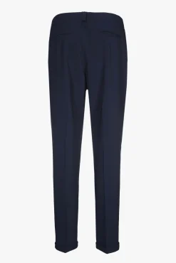 Xandres Pantalon bleu marine habillé-Femme Essentials|Pantalons