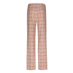 Xandres Pantalon à carreaux à jambes droites-Femme Pantalons