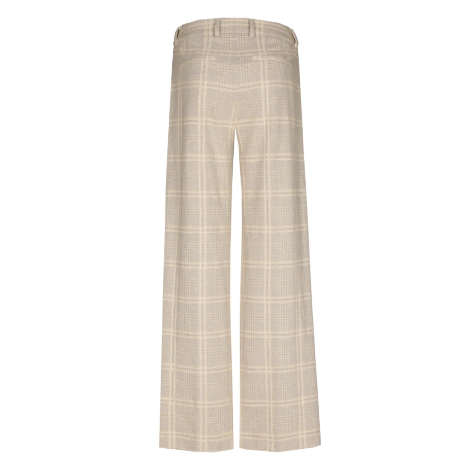 Xandres Pantalon à carreaux à jambes larges-Femme Pantalons