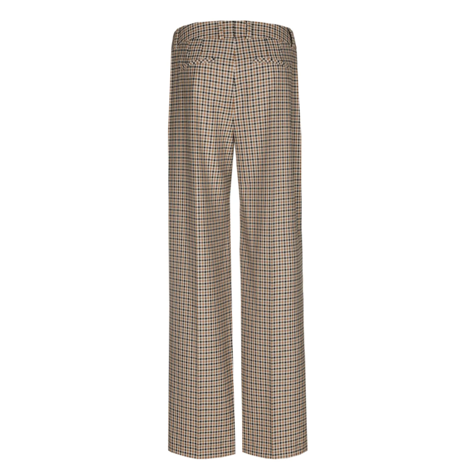 Xandres Pantalon à carreaux à jambes larges-Femme Pantalons
