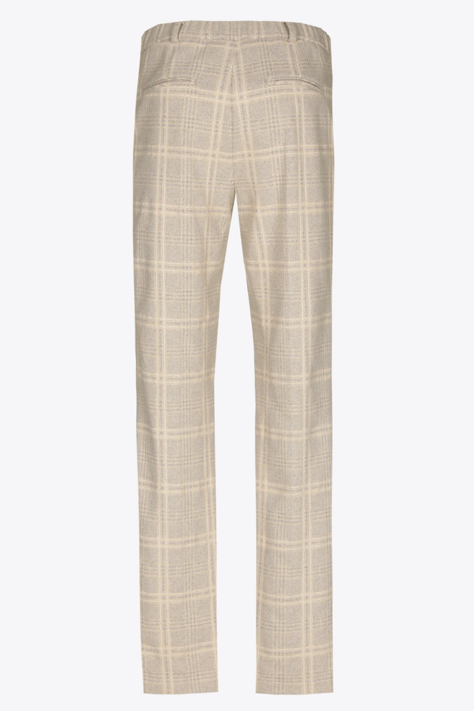 Xandres Pantalon à carreaux à jambes étroites-Femme Pantalons