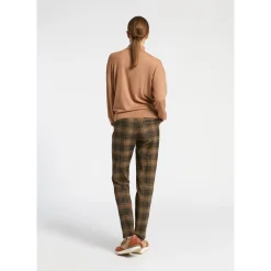 Xandres Pantalon à carreaux à larges motifs-Femme Pantalons