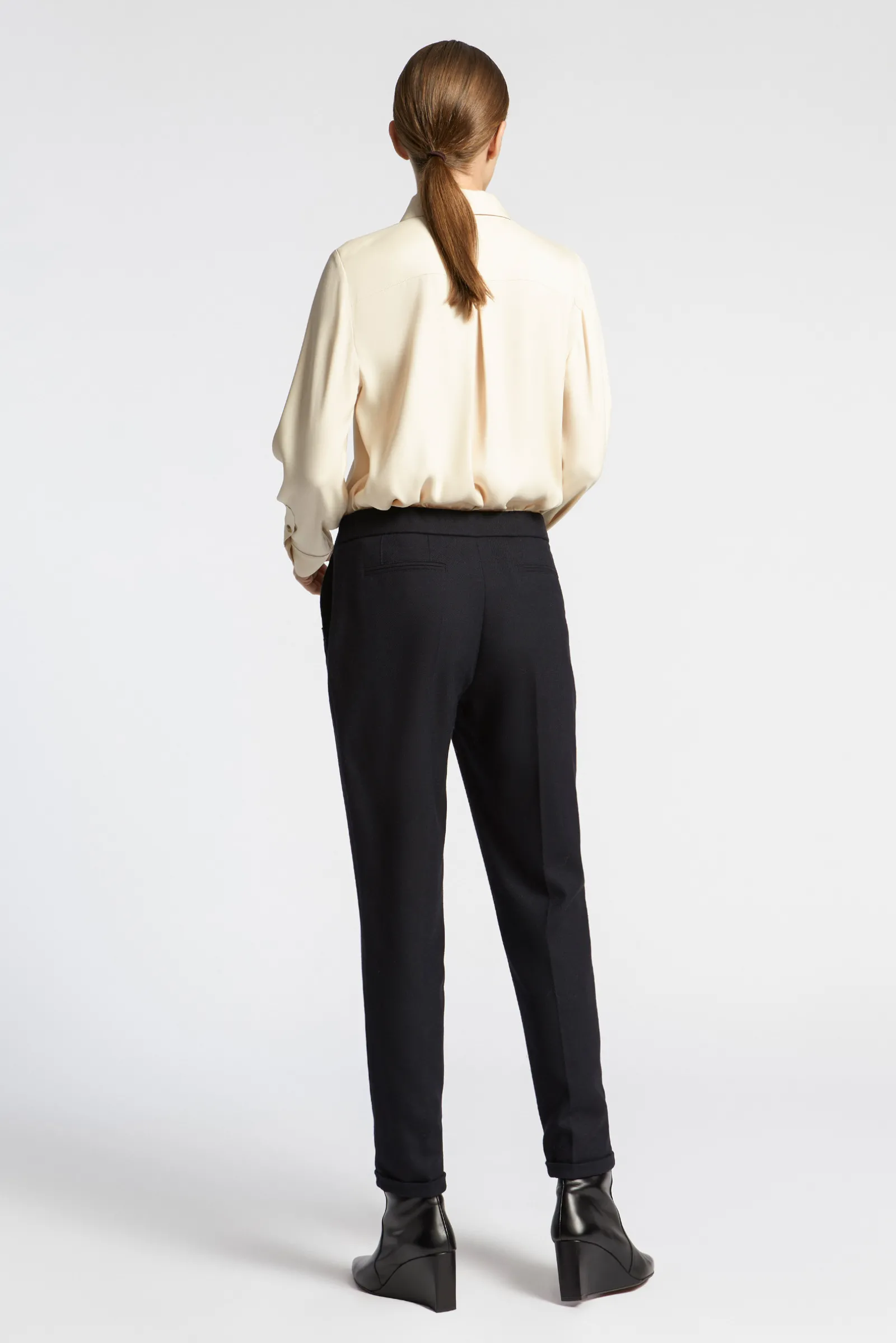 Xandres Pantalon de costume à jambes étroites-Femme Pantalons