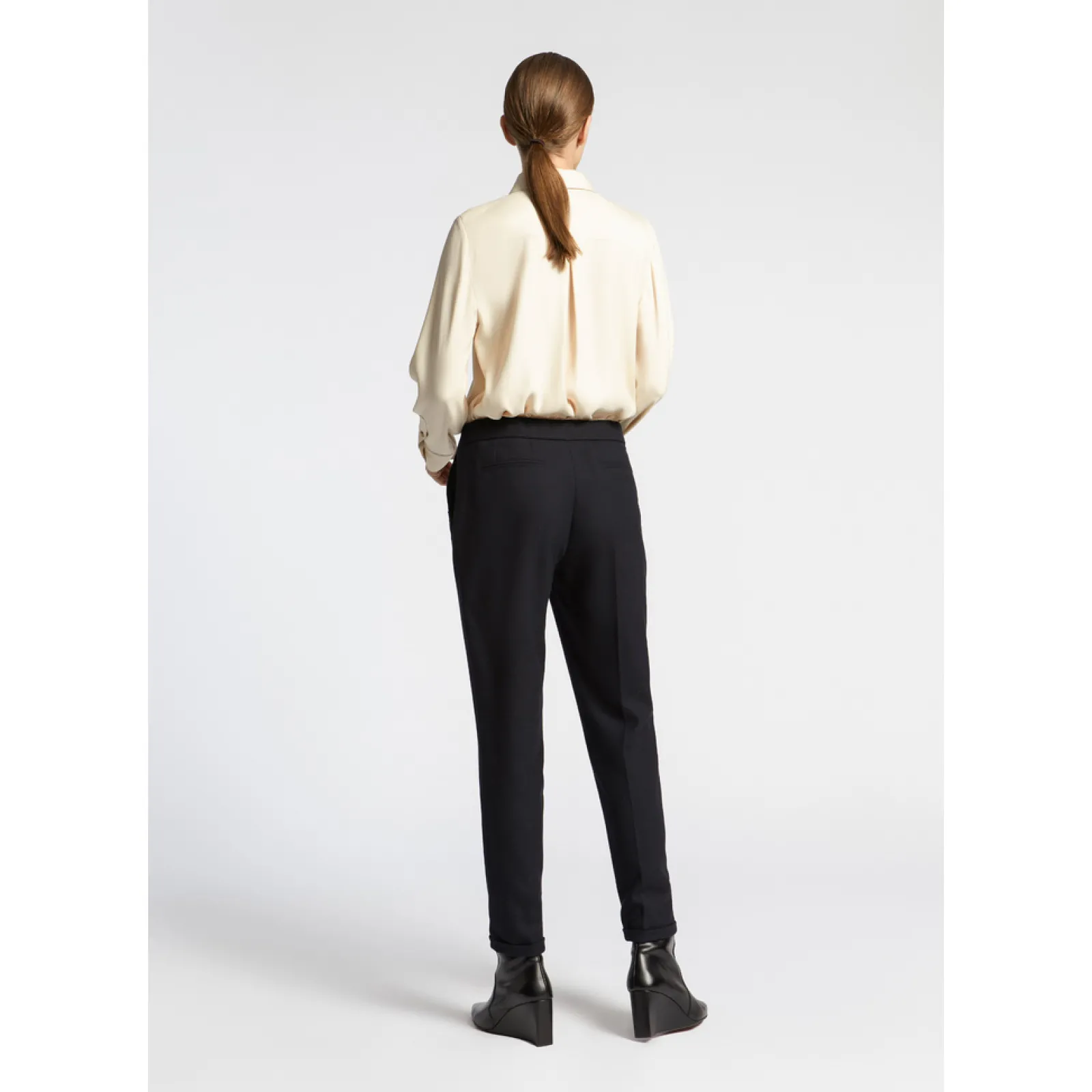 Xandres Pantalon de costume à jambes étroites-Femme Pantalons