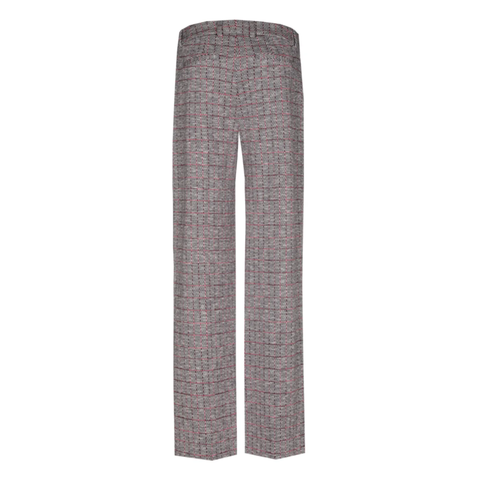 Xandres Pantalon doux à carreaux-Femme Pantalons