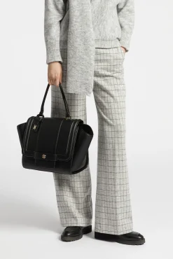 Xandres Pantalon doux à carreaux-Femme Pantalons