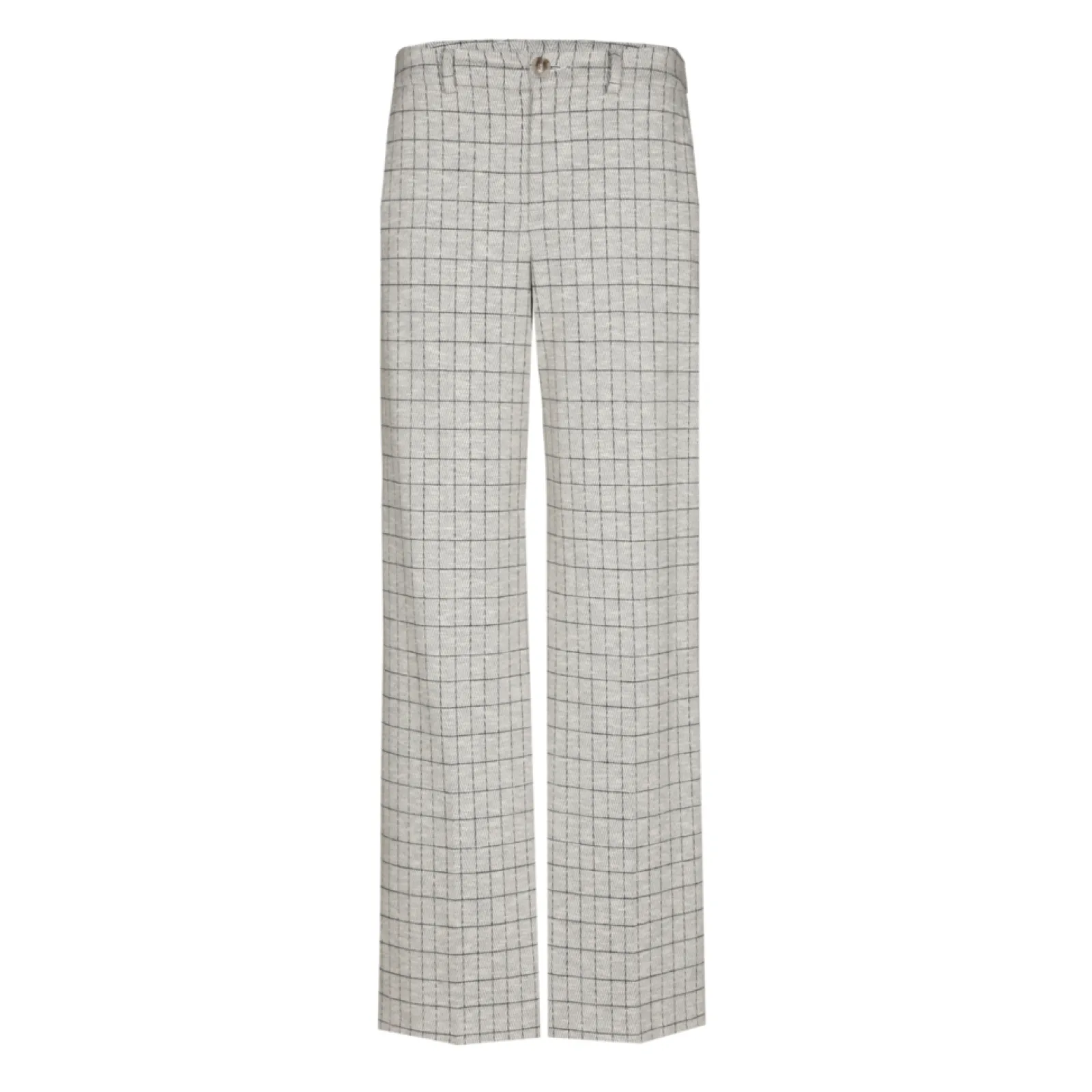 Xandres Pantalon doux à carreaux-Femme Pantalons
