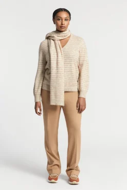 Xandres Pantalon doux à jambes droites-Femme Xandres Plus|Pantalons