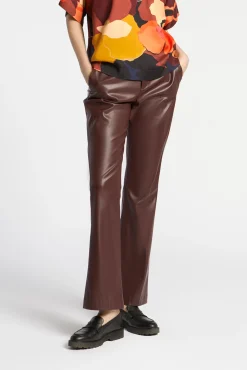 Xandres Pantalon en faux cuir-Femme Pantalons