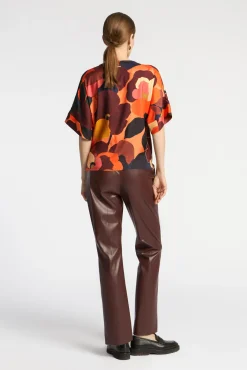 Xandres Pantalon en faux cuir-Femme Pantalons