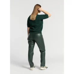 Xandres Pantalon en faux cuir à élastique-Femme Xandres Plus|Pantalons