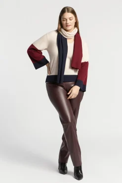 Xandres Pantalon en faux cuir à élastique-Femme Xandres Plus|Pantalons