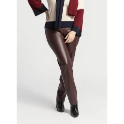 Xandres Pantalon en faux cuir à élastique-Femme Xandres Plus|Pantalons