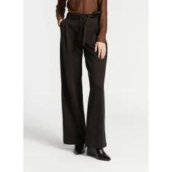 Xandres Pantalon en lurex-Femme Pantalons