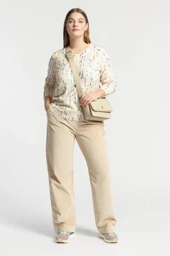 Xandres Pantalon extensible en velours côtelé-Femme Xandres Plus|Pantalons