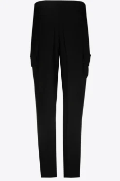 Xandres Pantalon habillé avec poches-Femme Pantalons