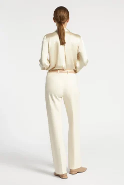 Xandres Pantalon habillé à jambes droites-Femme Pantalons