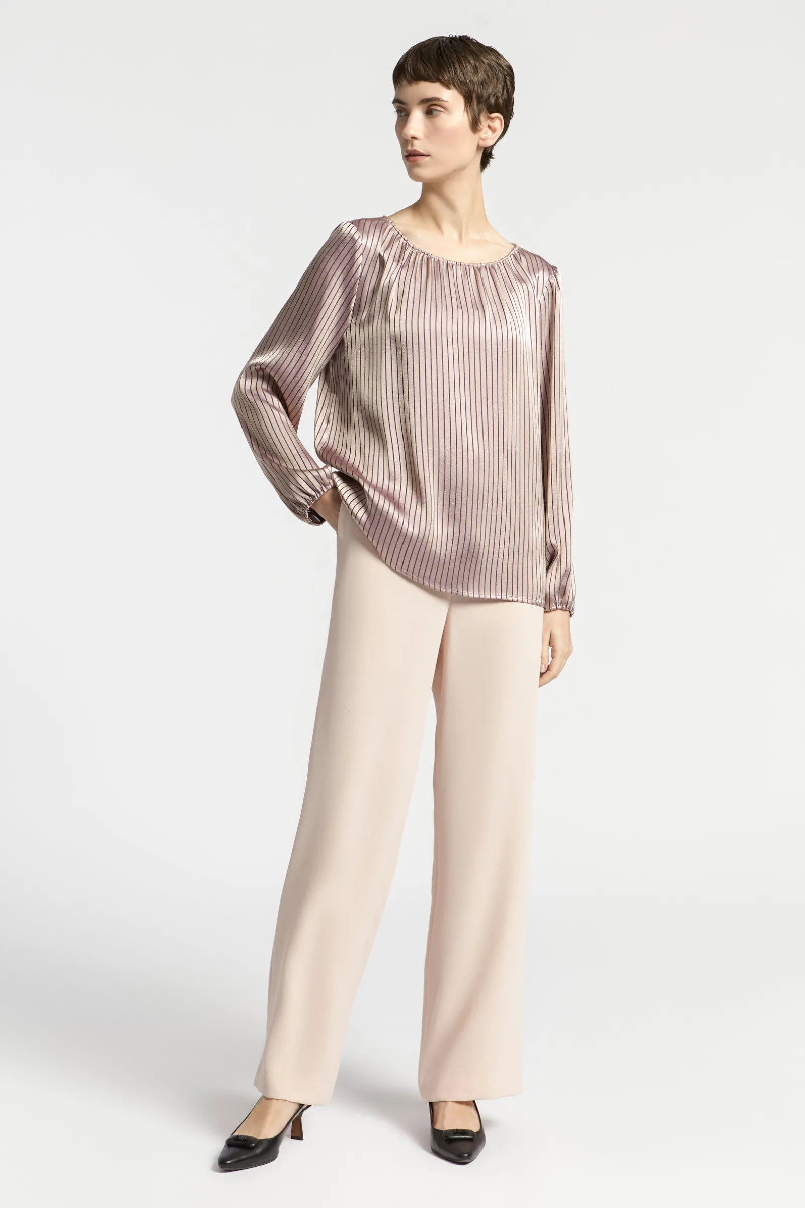 Xandres Pantalon habillé à jambes droites-Femme Xandres Plus|Pantalons
