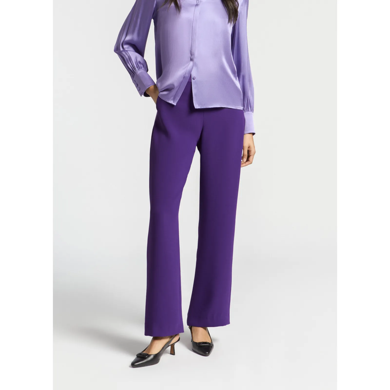 Xandres Pantalon habillé à jambes droites-Femme Xandres Plus