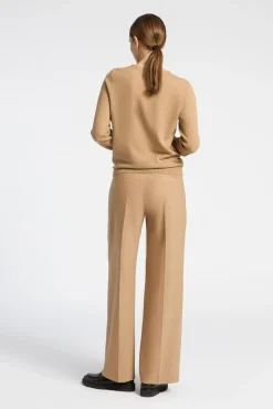 Xandres Pantalon habillé à jambes larges-Femme Pantalons