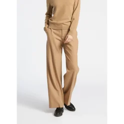 Xandres Pantalon habillé à jambes larges-Femme Pantalons