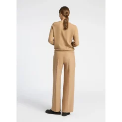 Xandres Pantalon habillé à jambes larges-Femme Pantalons