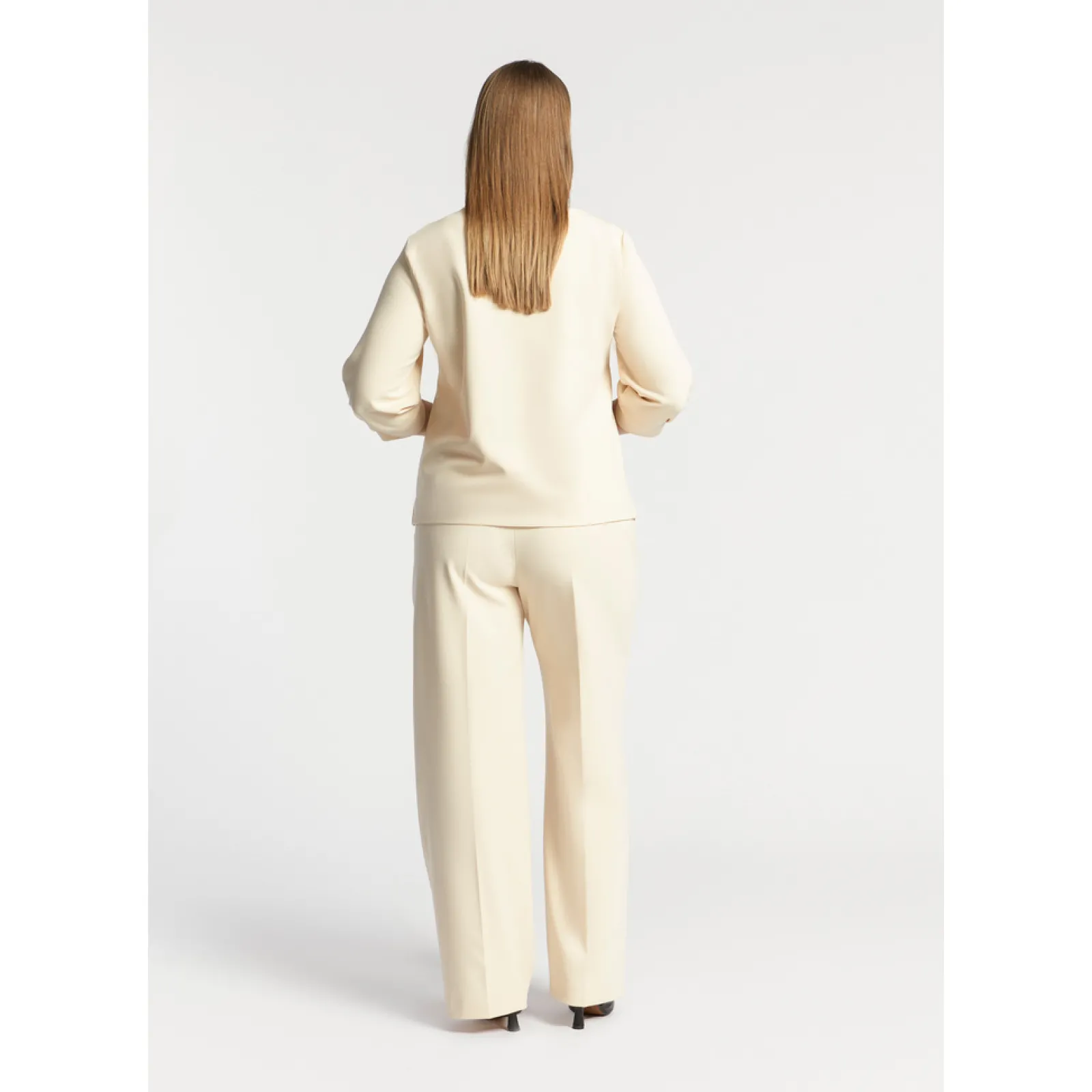 Xandres Pantalon habillé à jambes larges-Femme Xandres Plus|Pantalons