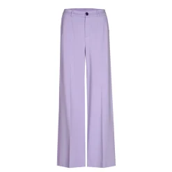Xandres Pantalon habillé à jambes larges-Femme Pantalons
