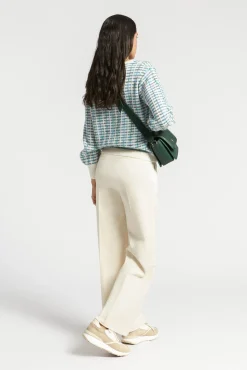 Xandres Pantalon habillé à jambes larges-Femme Pantalons