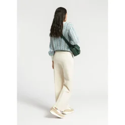 Xandres Pantalon habillé à jambes larges-Femme Pantalons