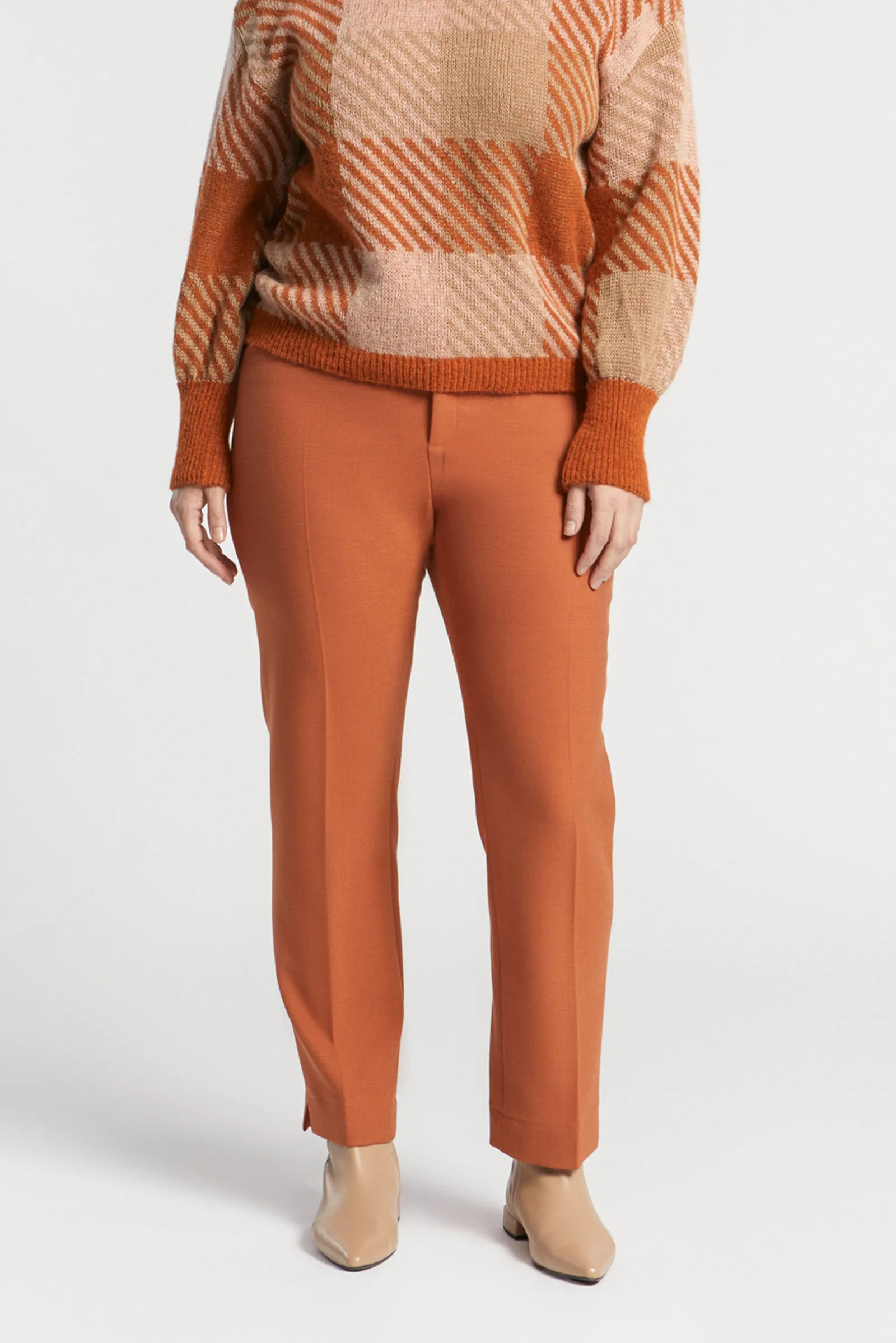 Xandres Pantalon habillé à jambes étroites-Femme Xandres Plus|Pantalons