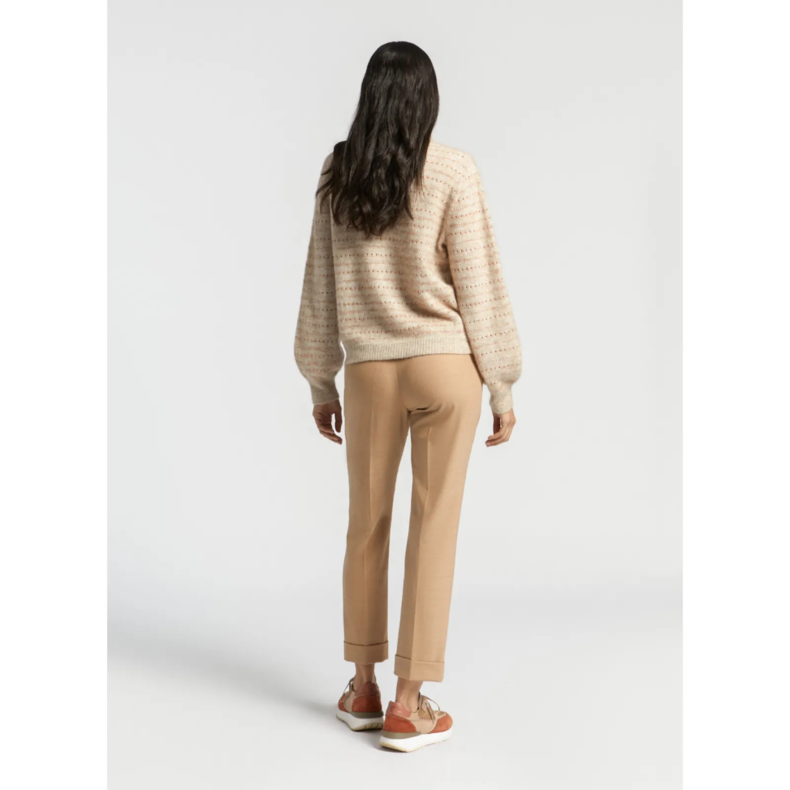 Xandres Pantalon habillé à jambes étroites-Femme Pantalons