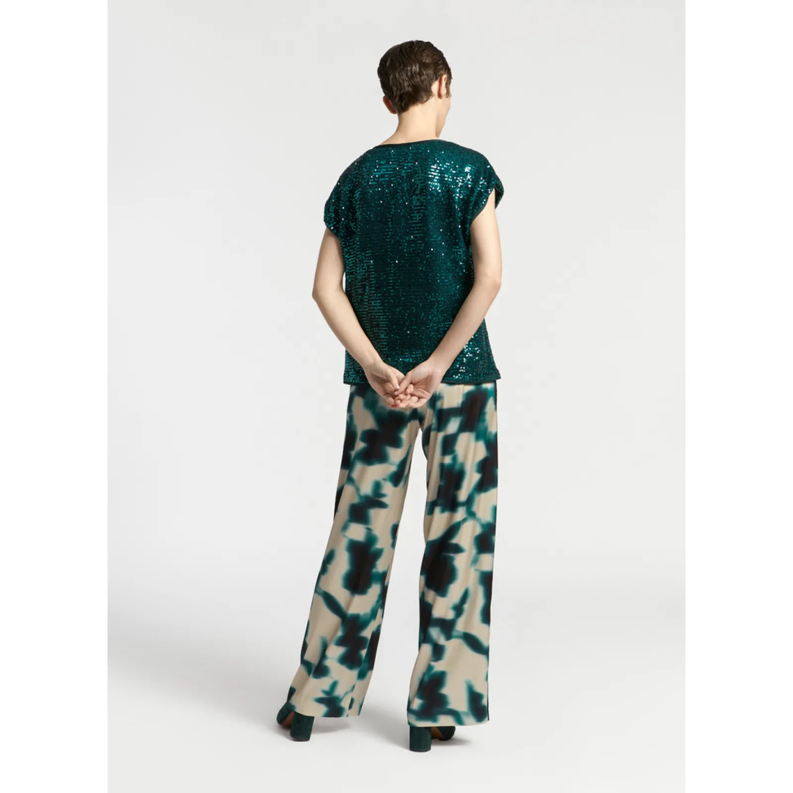 Xandres Pantalon imprimé-Femme Xandres Plus|Pantalons