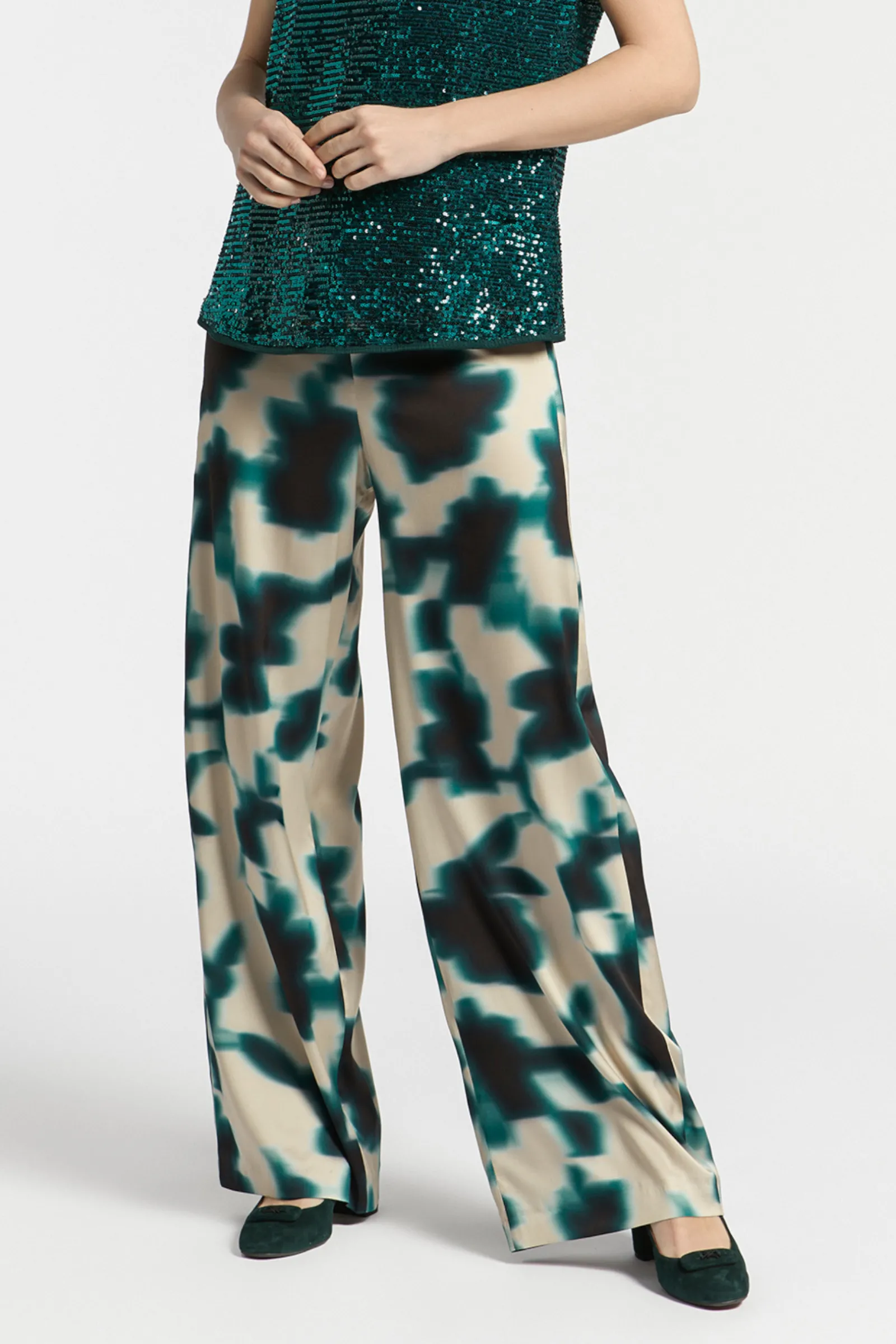 Xandres Pantalon imprimé-Femme Xandres Plus|Pantalons