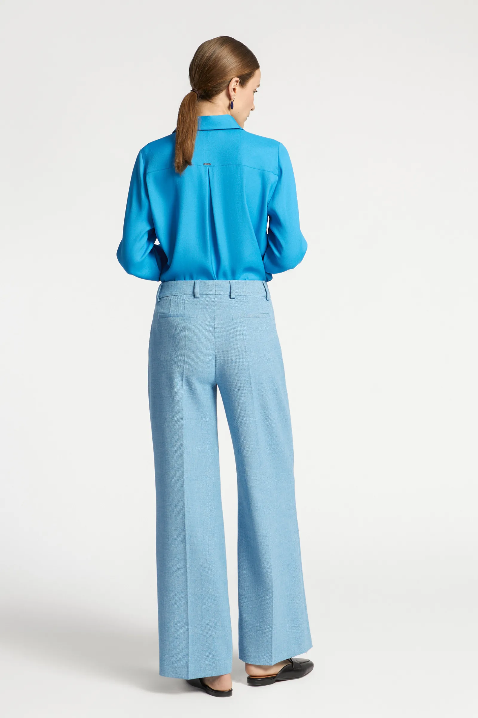 Xandres Pantalon intemporel à jambes larges-Femme Pantalons