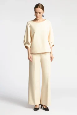 Xandres Pantalon à jambes larges-Femme Pantalons