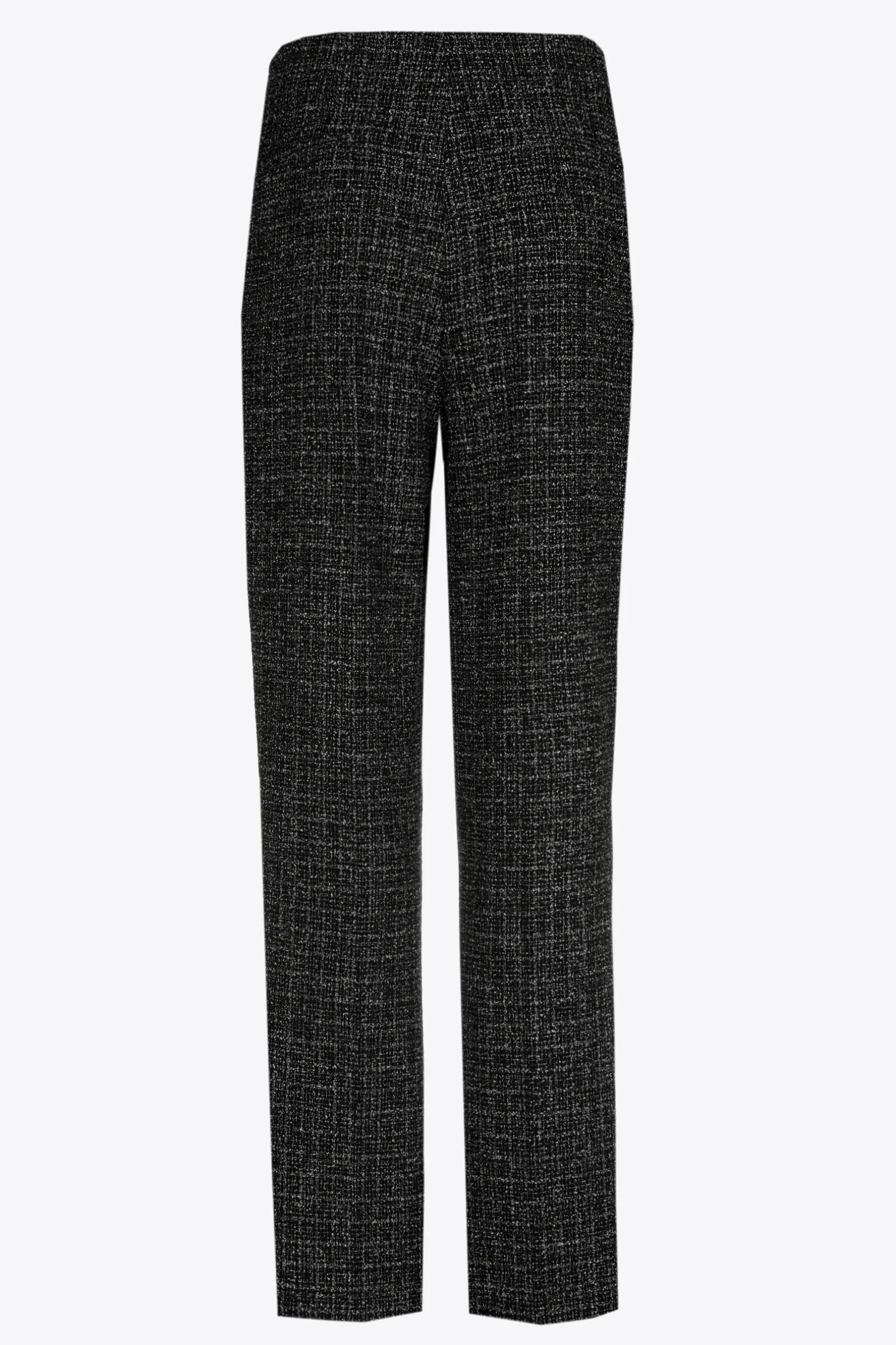Xandres Pantalon à jambes étroites en tissu bouclettes-Femme Pantalons
