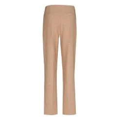 Xandres Pantalon à jambes étroites en tissu bouclettes-Femme Pantalons