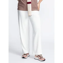 Xandres Pantalon large blanc-Femme Xandres Plus|Essentials