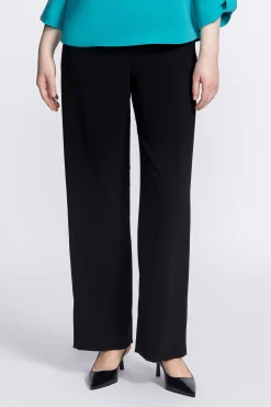 Xandres Pantalon large noir-Femme Xandres Plus|Essentials