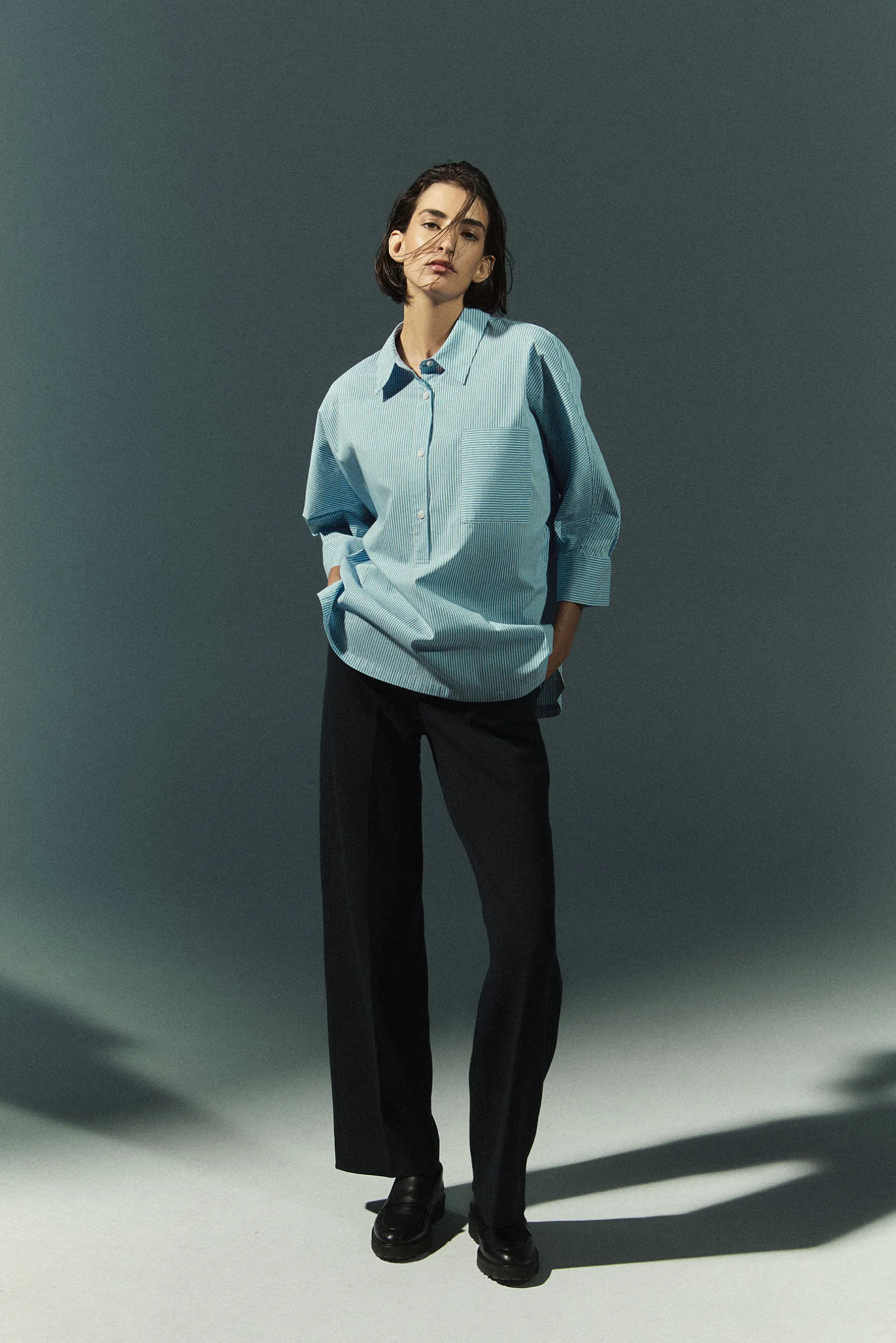Xandres Pantalon élégant à jambes larges-Femme Pantalons