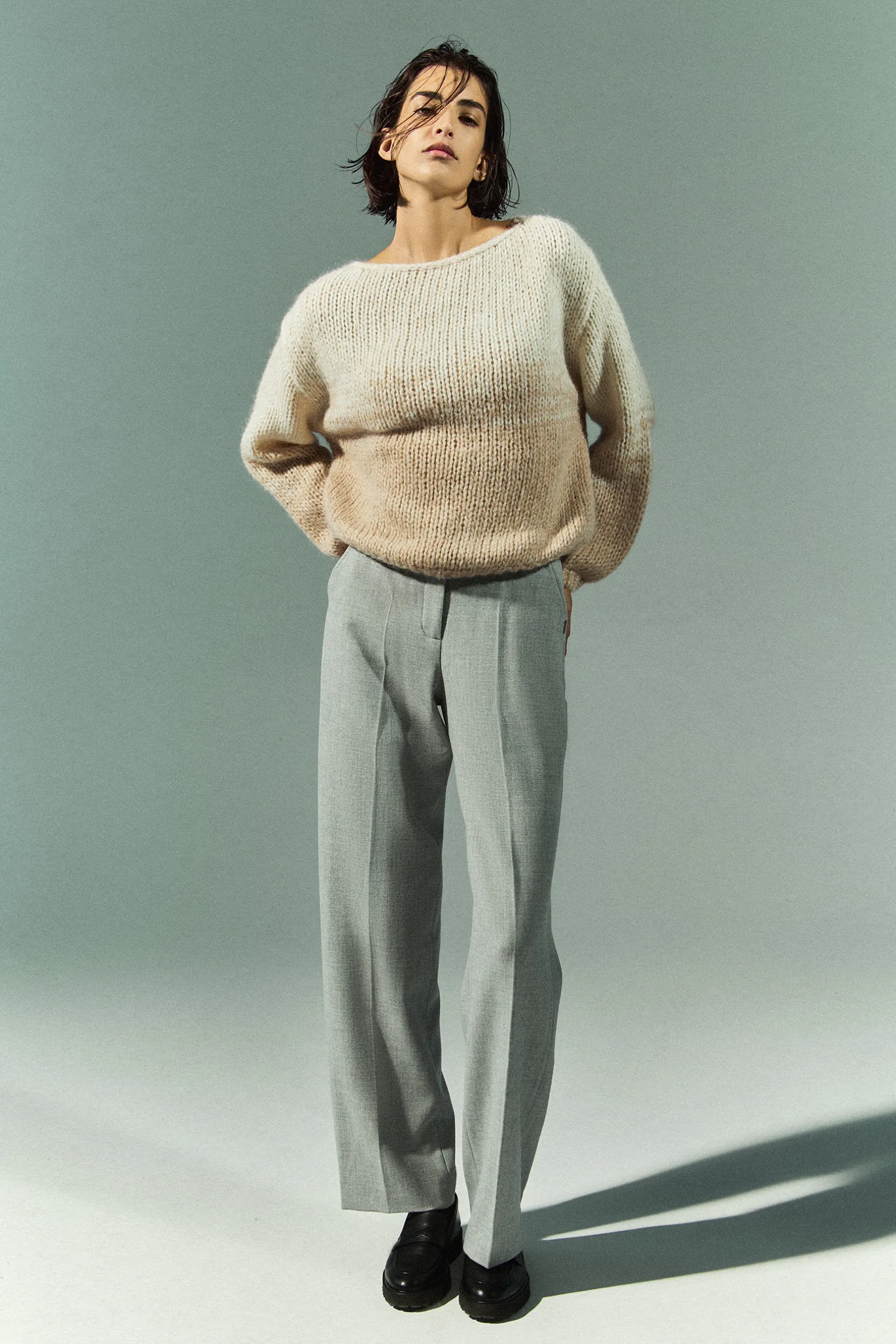 Xandres Pantalon élégant à jambes larges-Femme Pantalons
