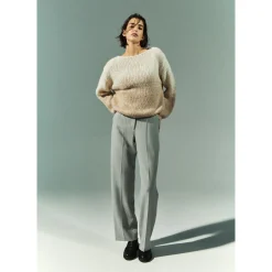Xandres Pantalon élégant à jambes larges-Femme Pantalons